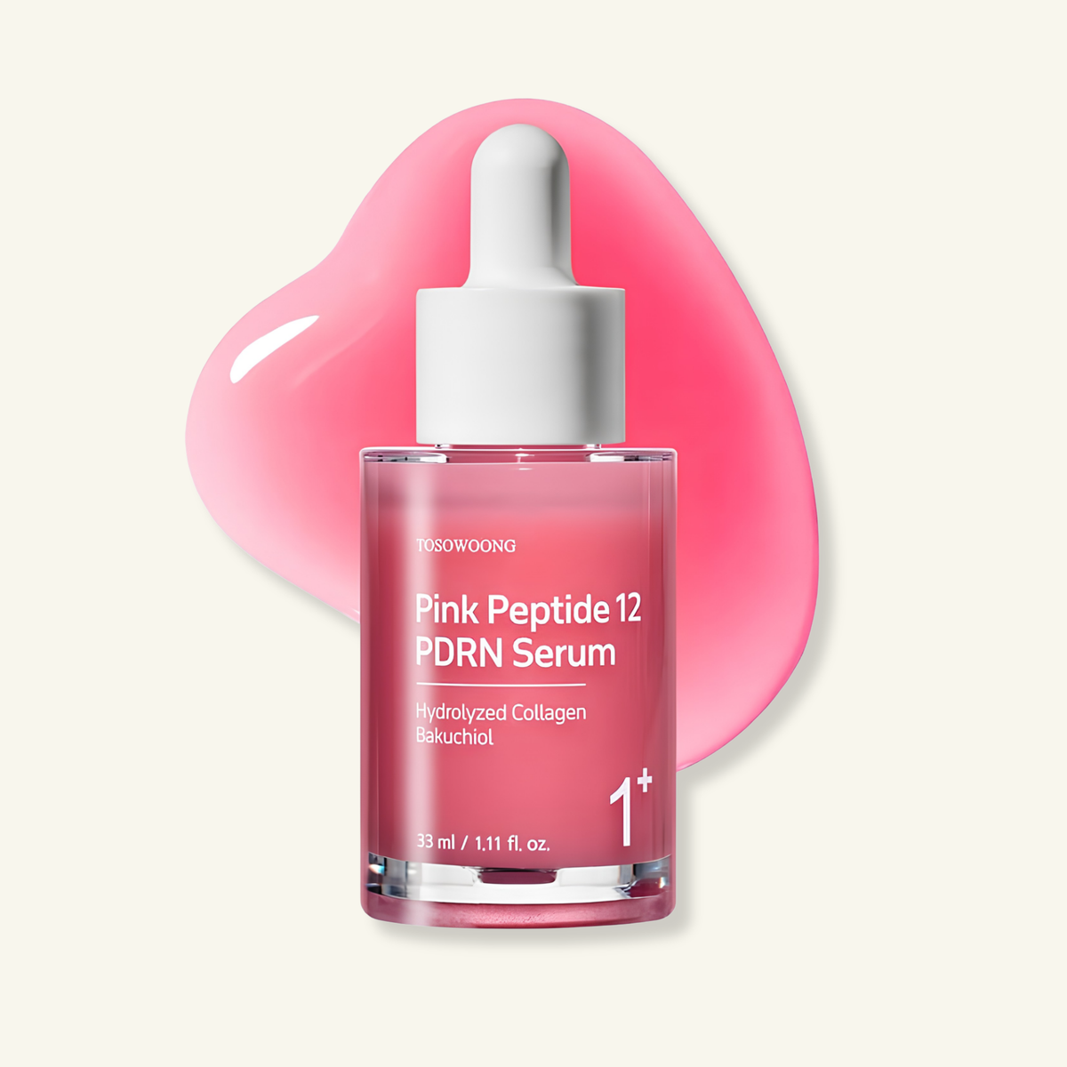 TOSOWOONG | Pink Peptide 12 PDRN Serum 33ml | PDRN de Salmón + 12 Péptidos