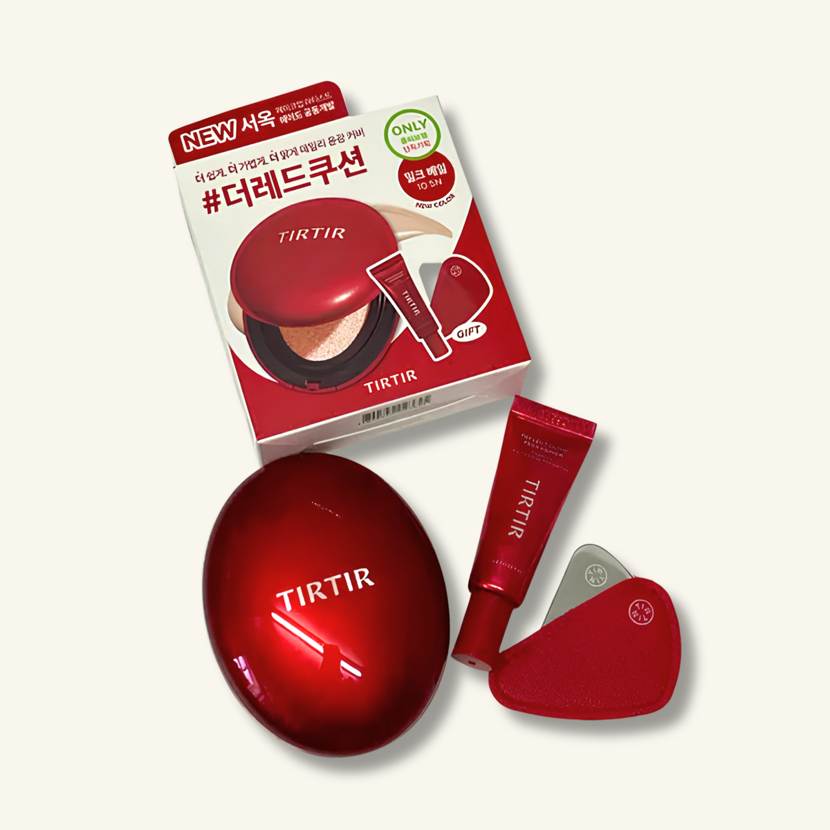 TIRTIR | Mask Fit Red Cushion (SET: Cushion + Primer 10ml + Espátula)