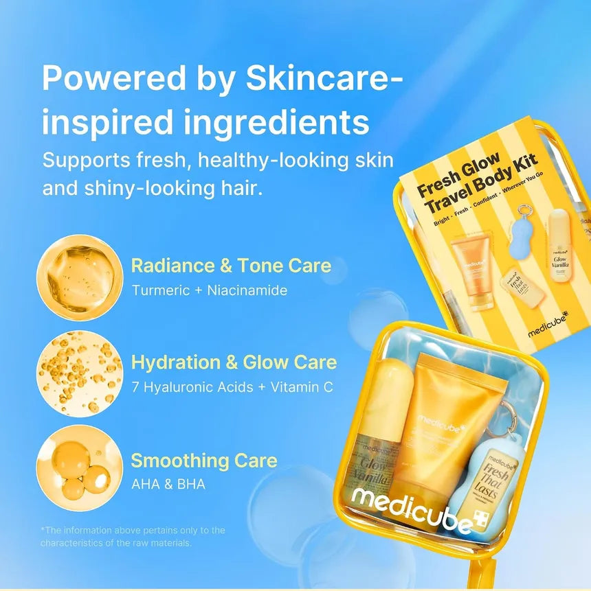MEDICUBE Fresh Glow Travel Body Kit