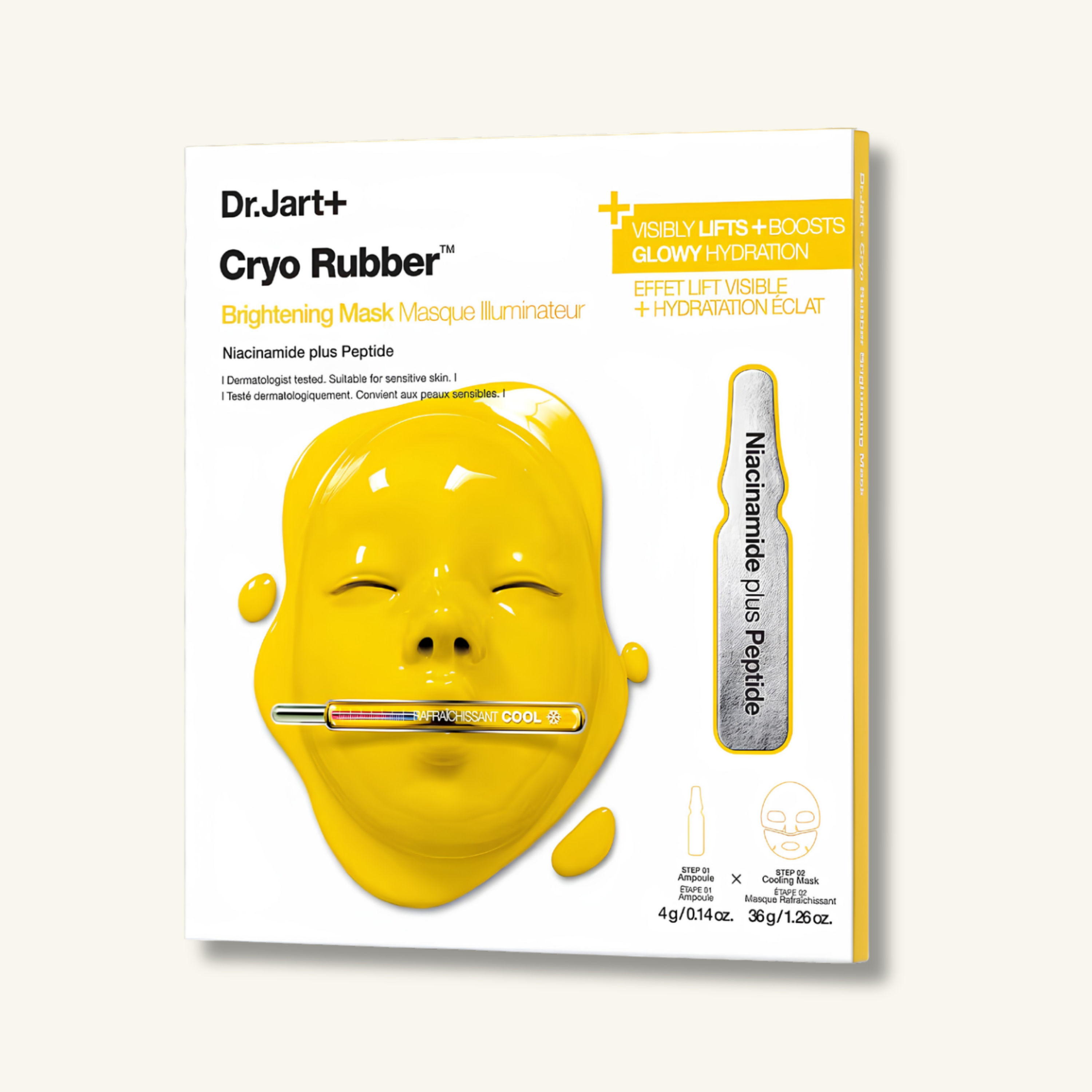 Dr. Jart+ | Cryo Rubber™ Brightening Hydrogel Mask with Niacinamide