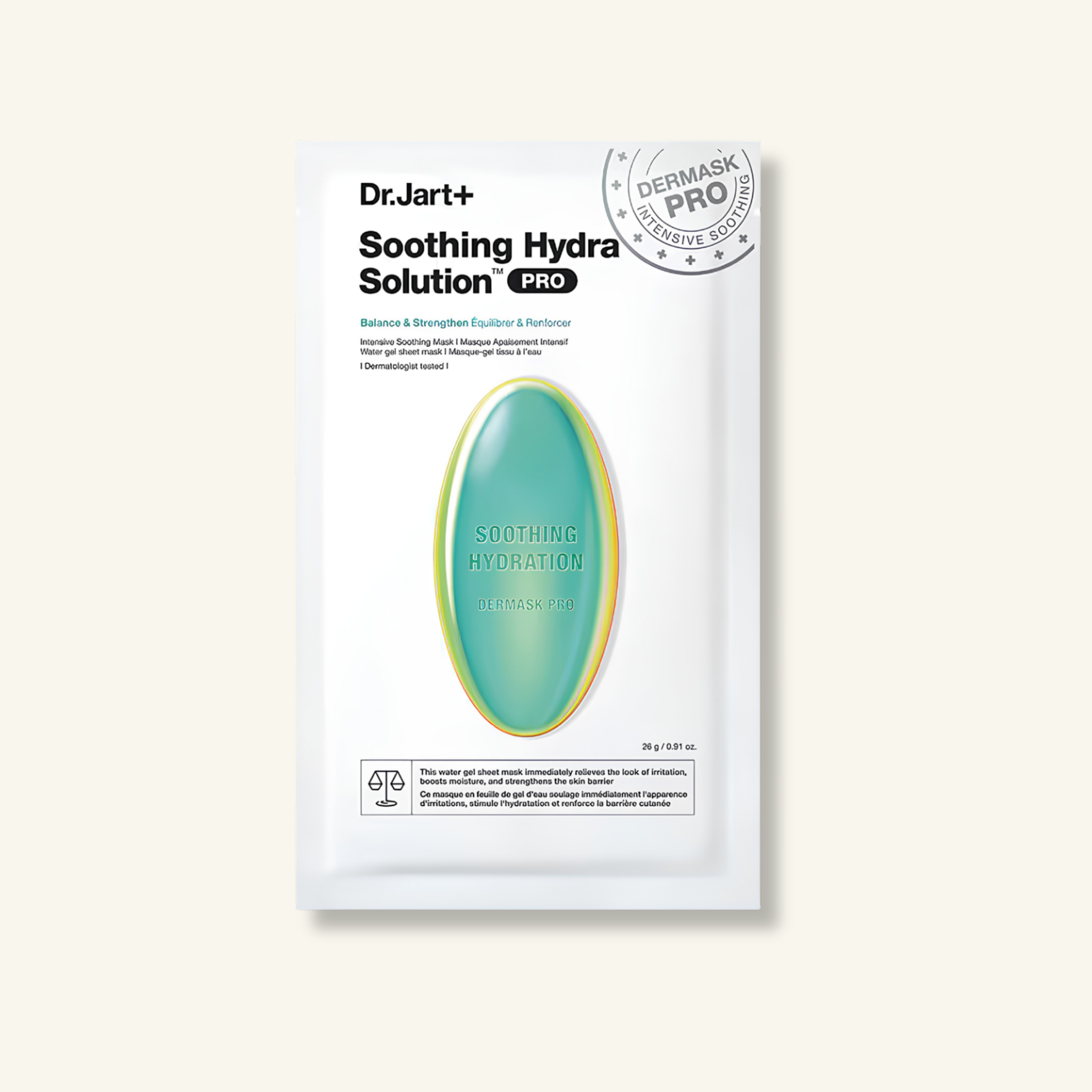 Dr. Jart+ | Soothing Hydra Solution™ Pro Face Mask