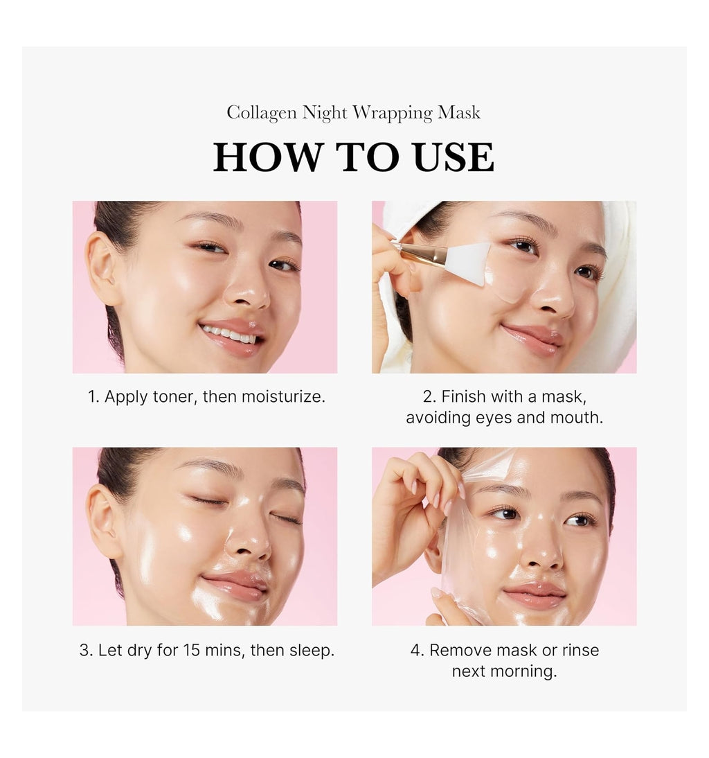 MEDICUBE | Collagen Night Wrapping Mask 75ml Limited Set (+Jelly Brush)
