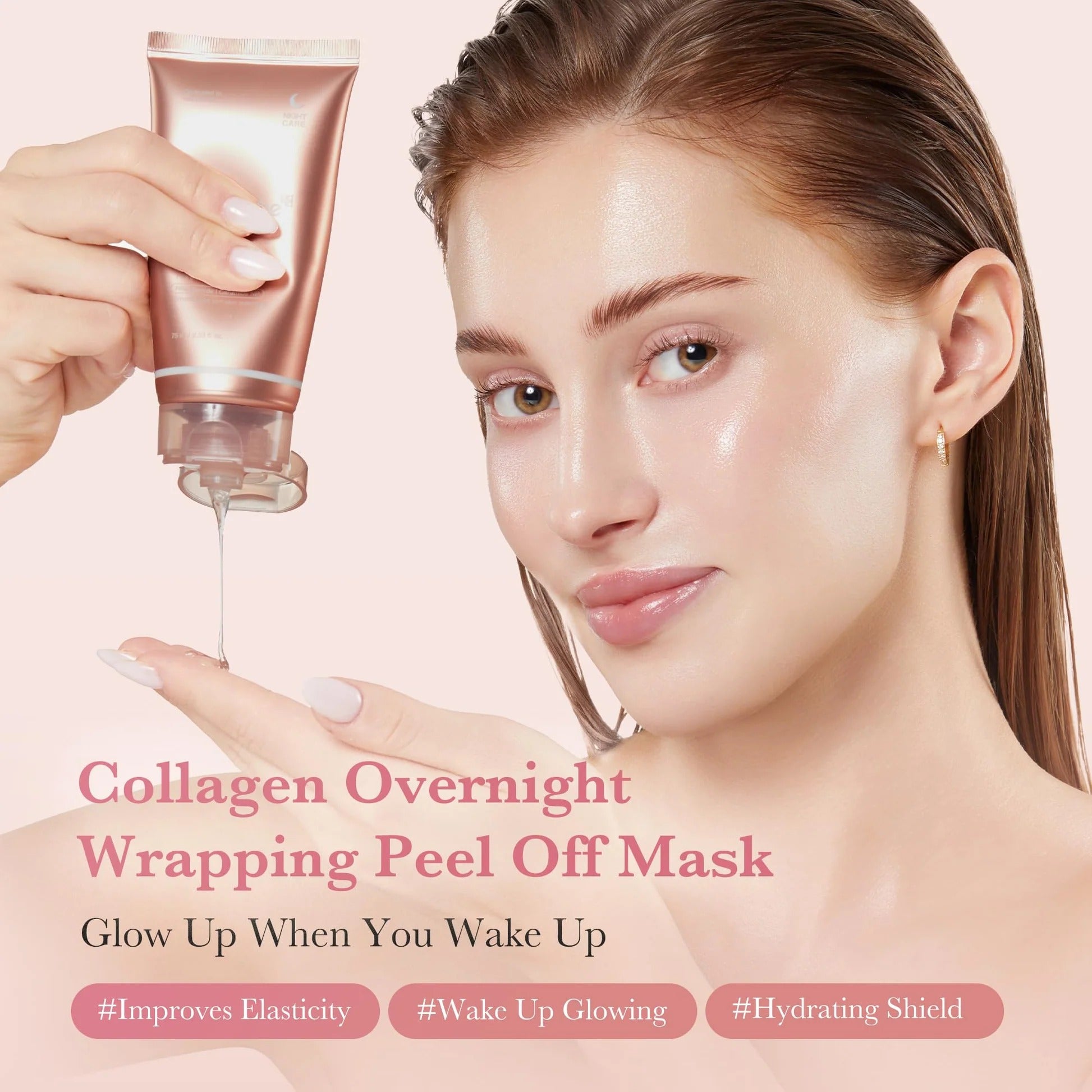 MEDICUBE | Collagen Night Wrapping Mask 75ml Limited Set (+Jelly Brush)
