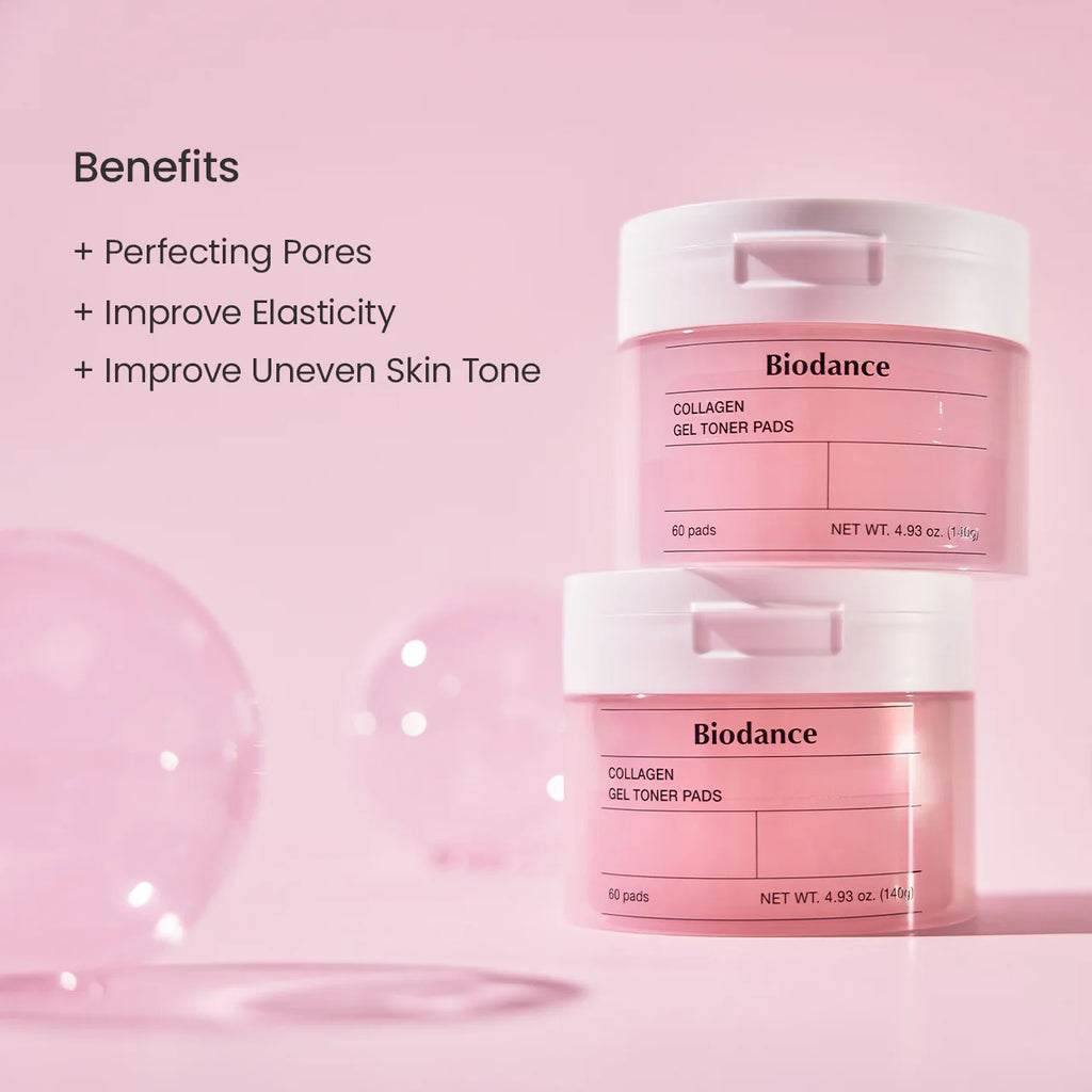 BIODANCE | Collagen Gel Toner Pads, 60 pads.
