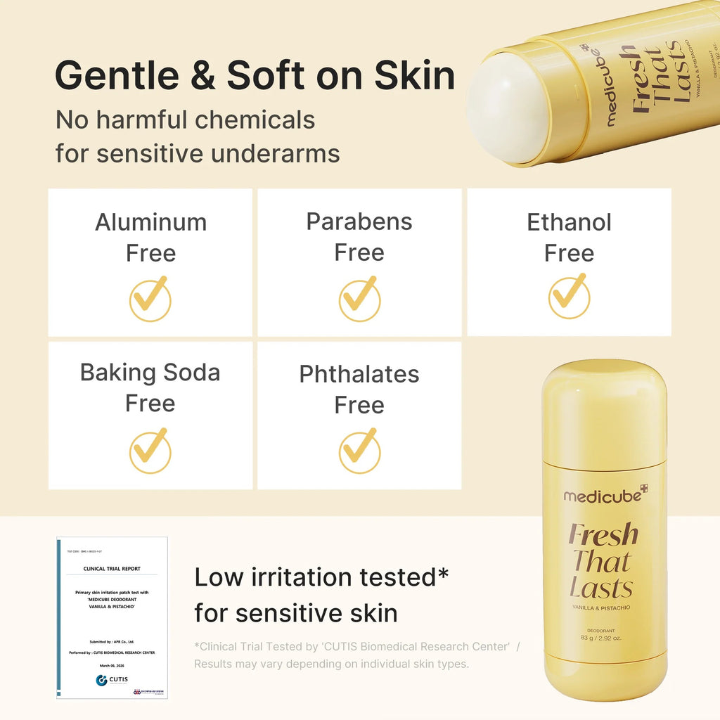 MEDICUBE |  Vanilla & Pistachio Deodorant 80 g