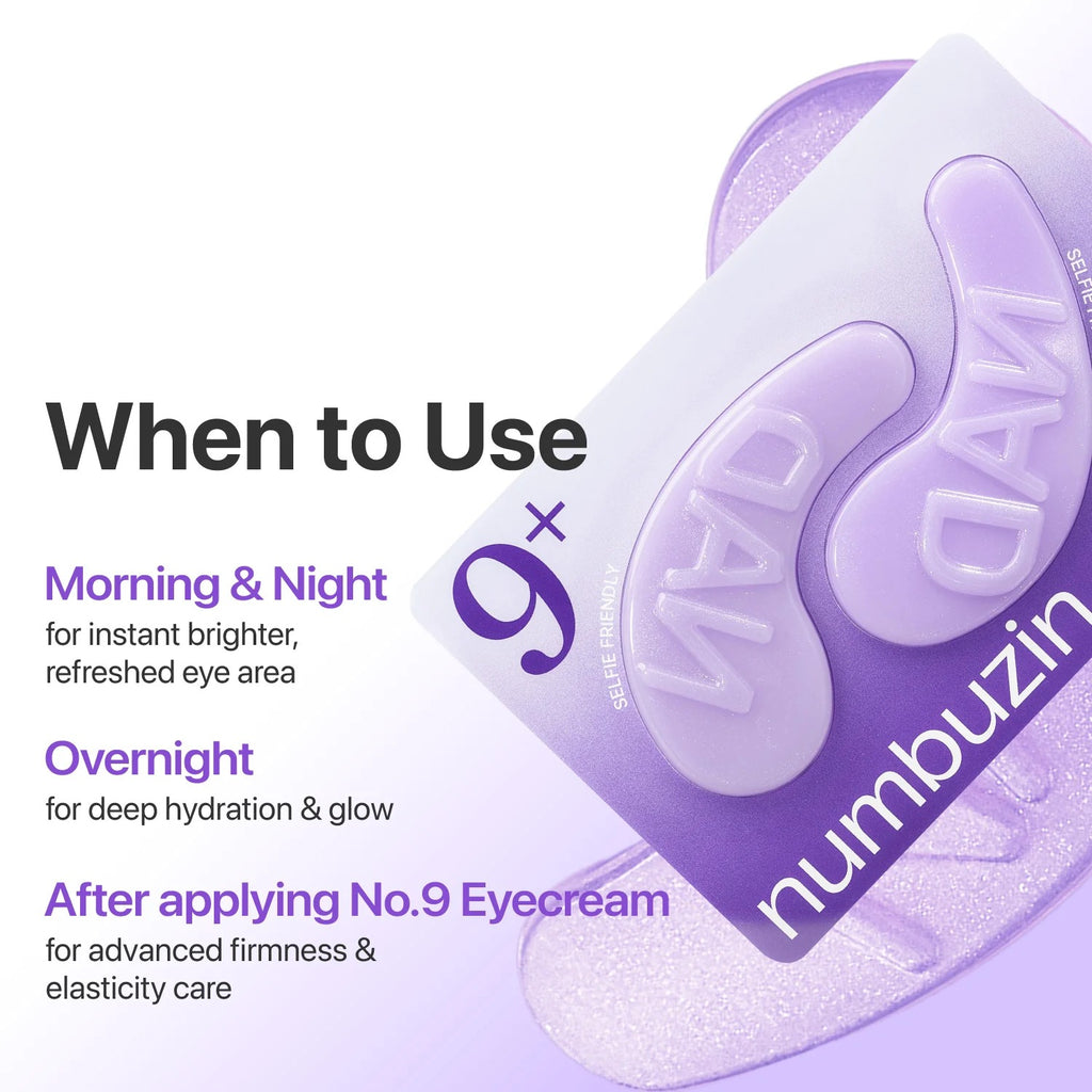 NUMBUZIN | No.9 NAD+ Collagen Under Eye Patches (1 Par)