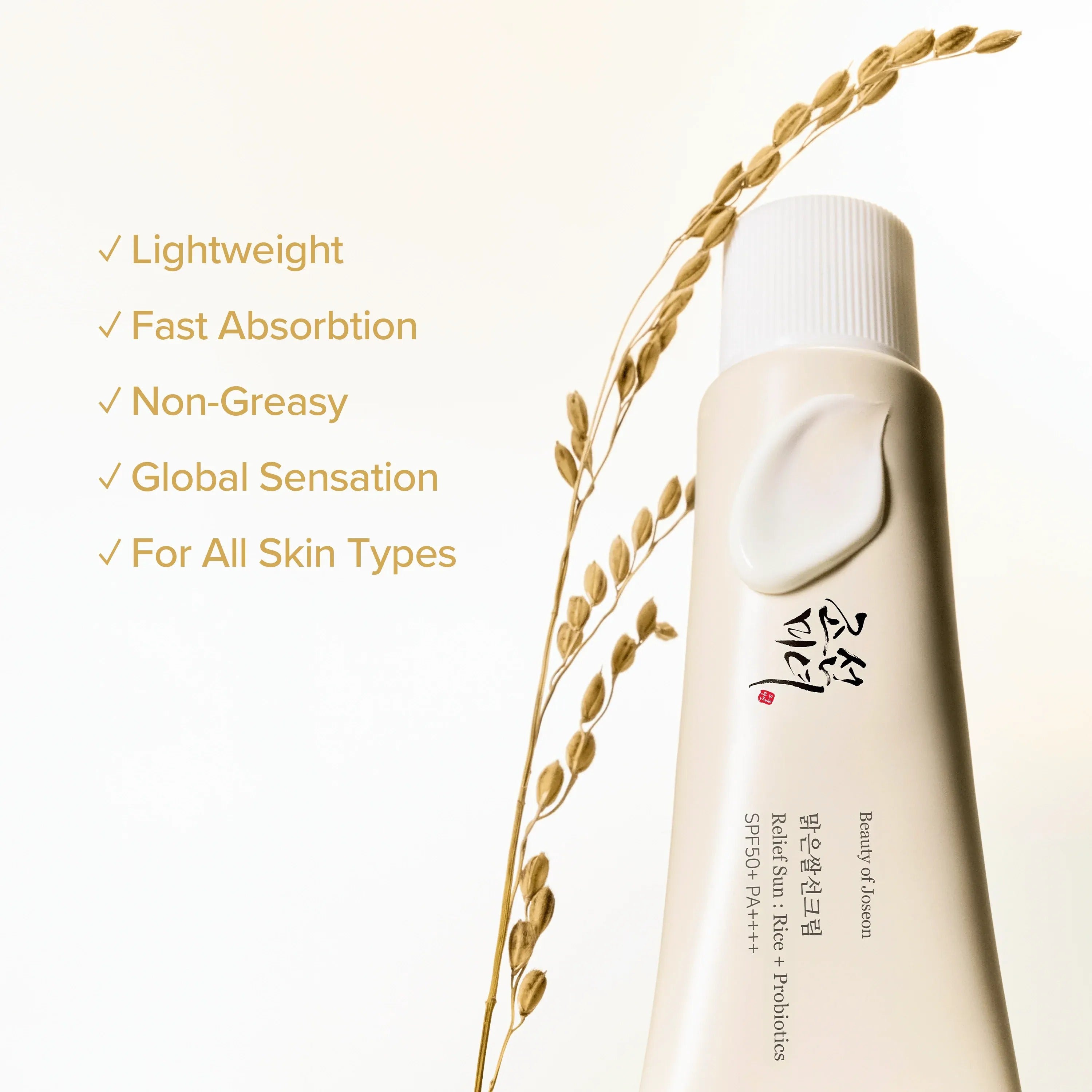 Beauty of Joseon Relief Sun | Rice + Probiotics SPF50+ PA++++