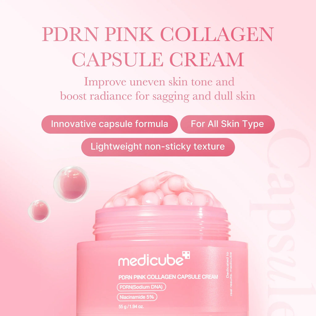 MEDICUBE | PDRN Pink Collagen Capsule Cream 55 g